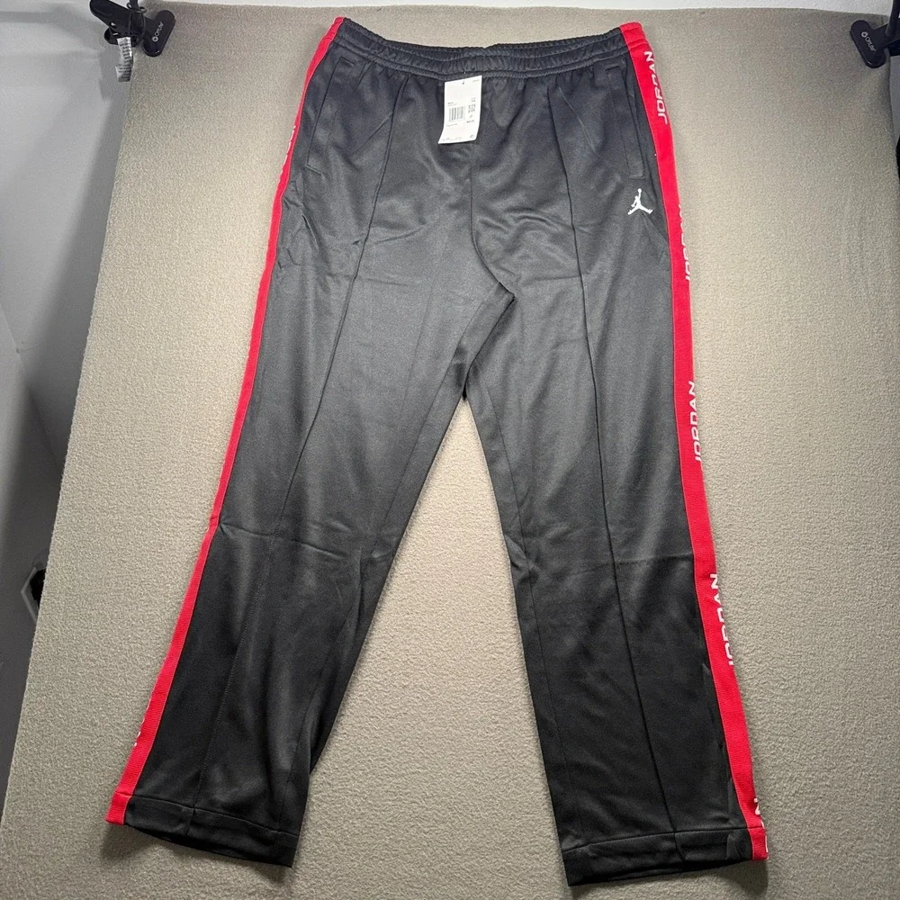 Jordan Track Pants Mens XXL Black Red Activewear HF9341-011